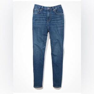 American Eagle Outfitters Blue Curvy Mom Jeans